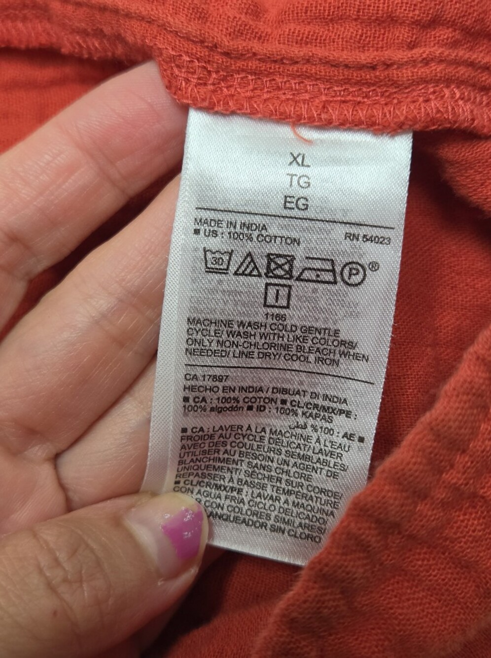 Old Navy 100% Cotton All-Day Maxi tiered Swing Dress teracotta sz XL - Picture 6 of 8